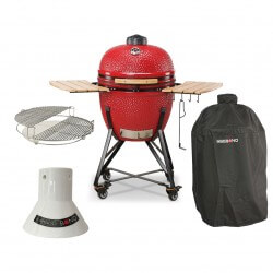 Grils KAMADO BONO Grande 23", sarkans